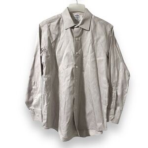 Vintage Brooks Brothers Striped Button Down Shirt Men’s Size 16-32 Preppy Office